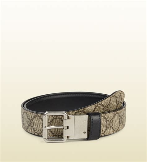 gucci reversible supreme belt|Gucci supreme belt black buckle.